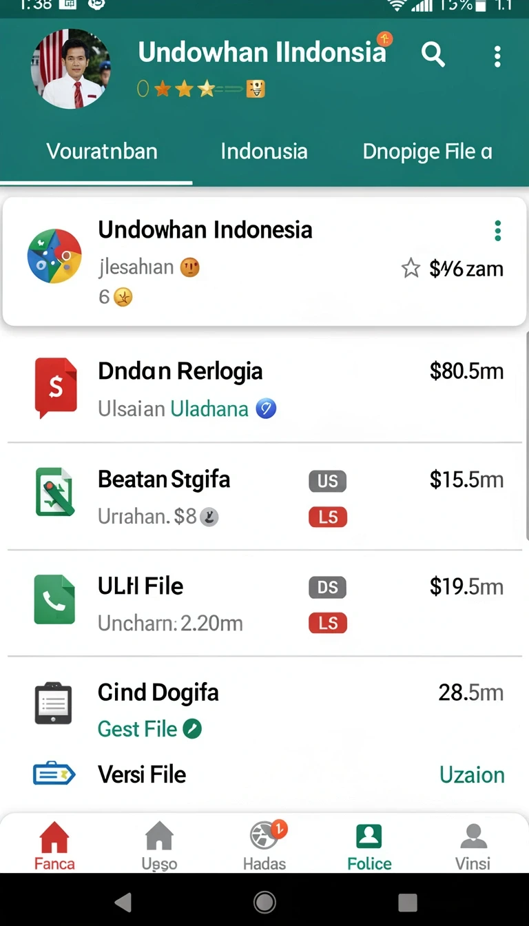 Tampilan utama aplikasi v07 Terbaru: Download APK Resmi dan Aman yang intuitif dan efisien.