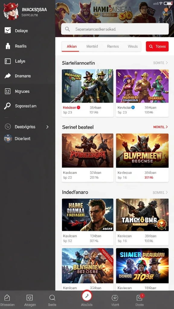 Tampilan utama aplikasi Review Aplikasi idrtoto yang intuitif dan efisien.