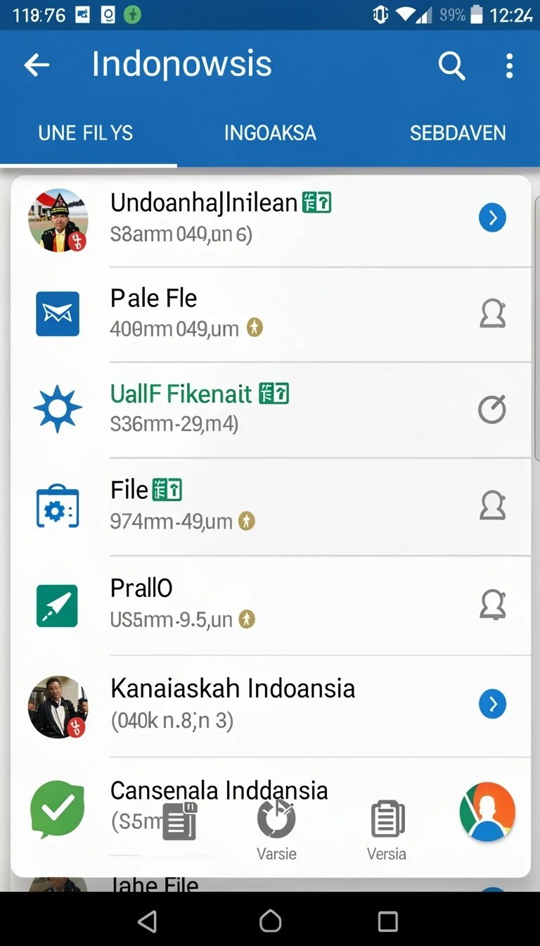 Tampilan utama aplikasi Aplikasi rv3 Resmi dan Terpercaya di Android yang intuitif dan efisien.