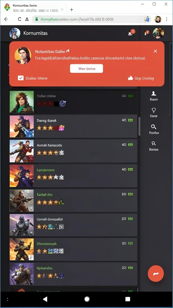 Tampilan utama aplikasi Aplikasi nusabet Resmi dan Terpercaya di Android yang intuitif dan efisien.
